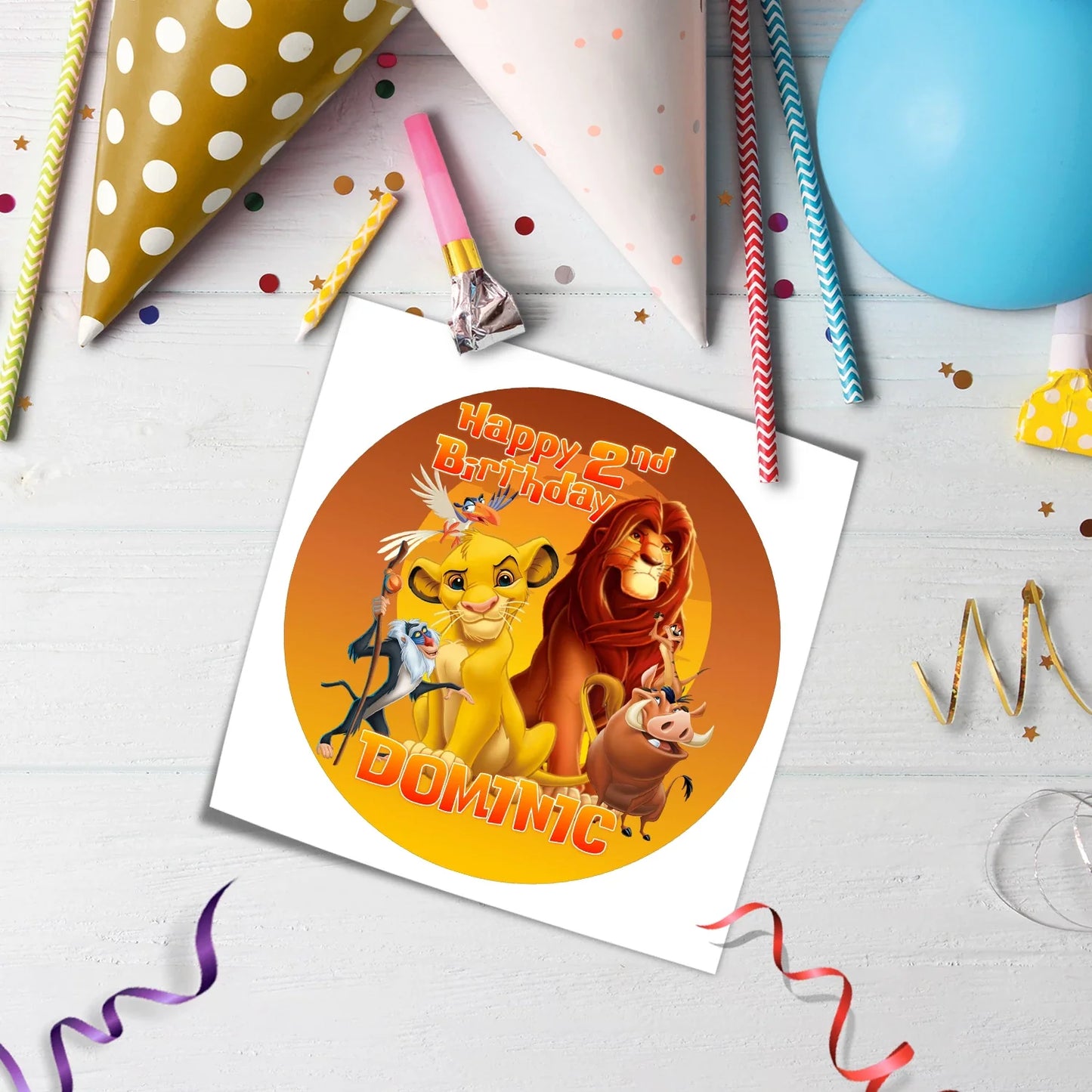 The Lion King Personalized Edible Icing Sheet Cake Images