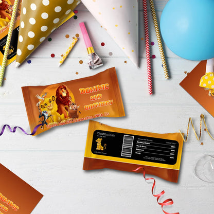 Lion King Birthday Decorations, Simba, Nala, Musafa Party Supplies, Simba Themed, Disney The Lion King Digital Template, Editable The Lion King Image SVG PNG