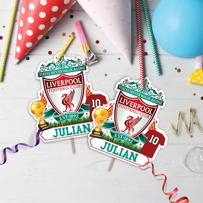 Liverpool FC Birthday Decorations, Premier League Club Party Supplies, The Reds, Liverpool Football Club, Liverpool FC SVG