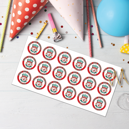 Liverpool FC Personalized Cupcakes Toppers - A Sweet Addition to Your Party