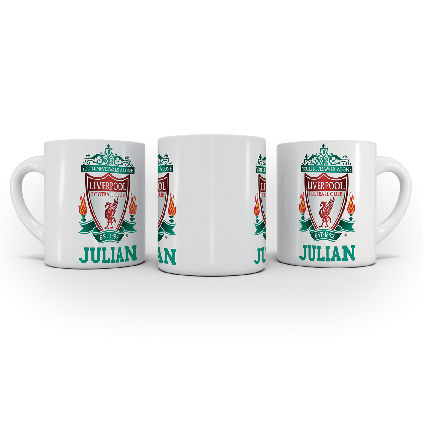 Sublimation mug with Liverpool FC theme