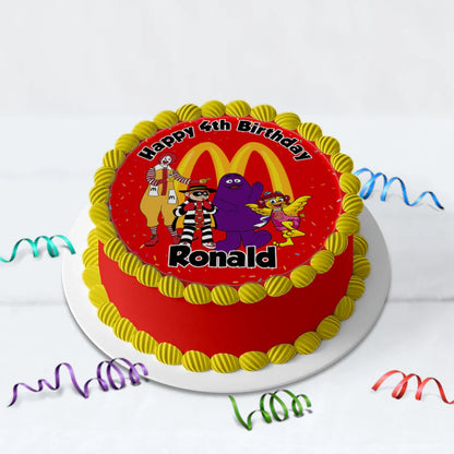 McDonalds Birthday Decorations, Big Mac Party Supplies, McDonalds Themed, McDonalds Digital Template, Editable McDonalds Image SVG PNG