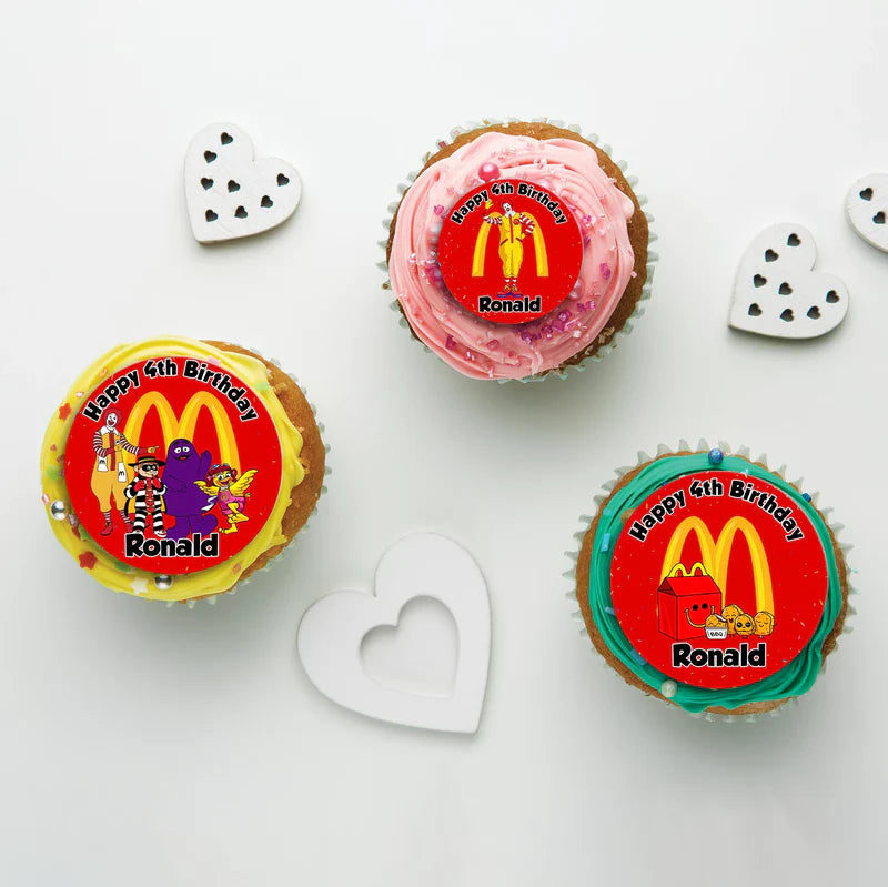 McDonalds Birthday Decorations, Big Mac Party Supplies, McDonalds Themed, McDonalds Digital Template, Editable McDonalds Image SVG PNG