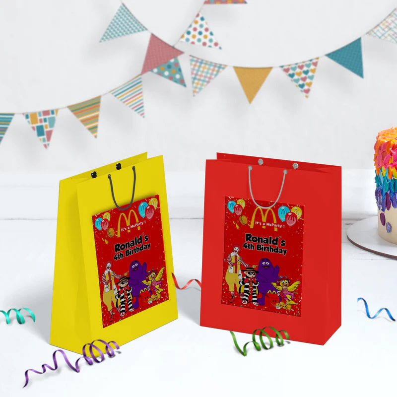 McDonalds Birthday Decorations, Big Mac Party Supplies, McDonalds Themed, McDonalds Digital Template, Editable McDonalds Image SVG PNG