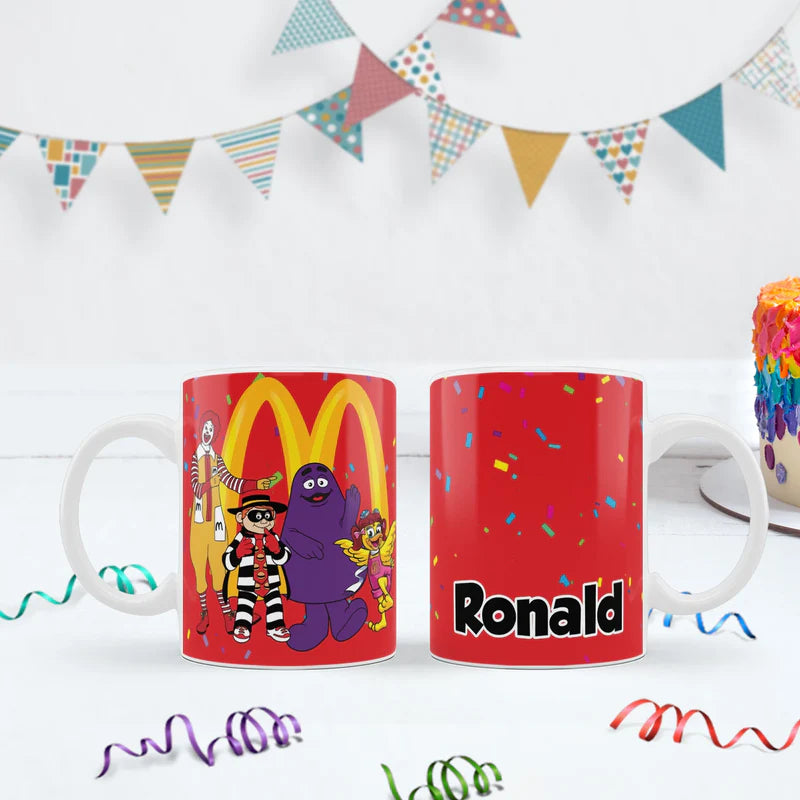 McDonalds Birthday Decorations, Big Mac Party Supplies, McDonalds Themed, McDonalds Digital Template, Editable McDonalds Image SVG PNG