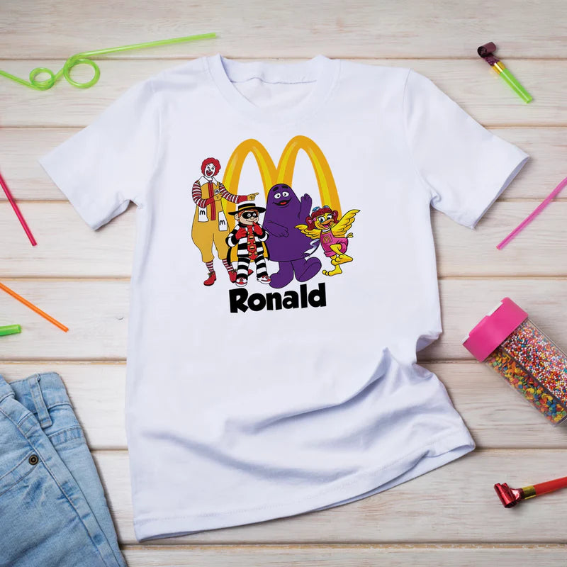 McDonalds Birthday Decorations, Big Mac Party Supplies, McDonalds Themed, McDonalds Digital Template, Editable McDonalds Image SVG PNG