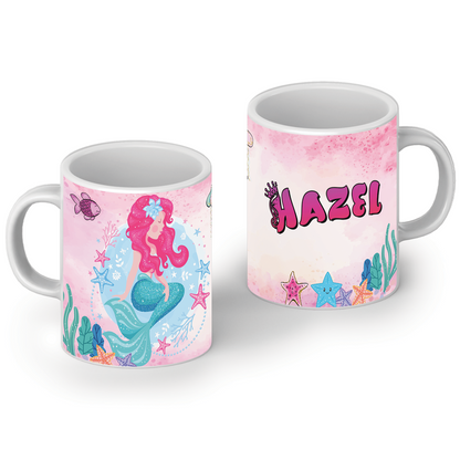 Mermaid themed sublimation mug