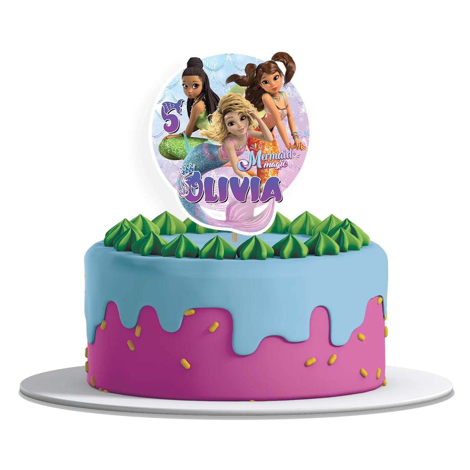 Custom Mermaid Cake Toppers