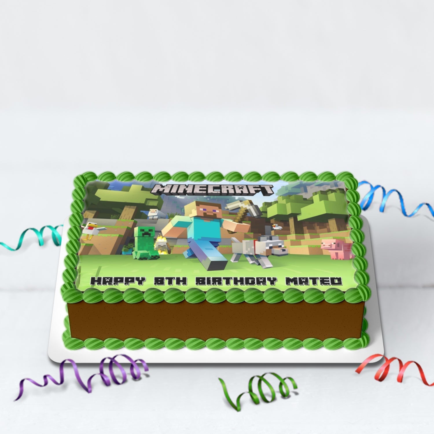 Minecraft Birthday Decorations, Pixelated Party Supplies, Minecraft Steve, Minecraft, Minecraft SVG