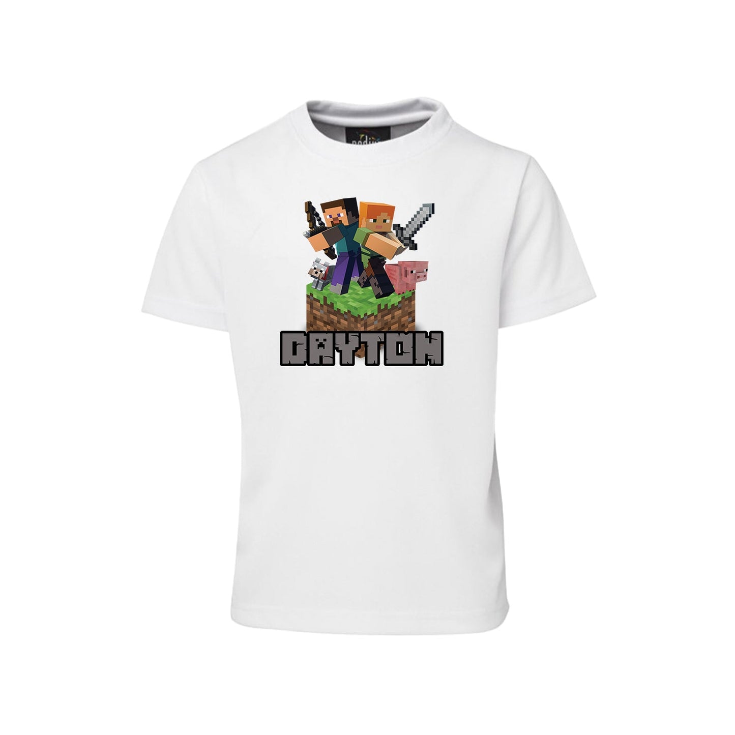 Minecraft Sublimation T-Shirt showing your Minecraft love in style