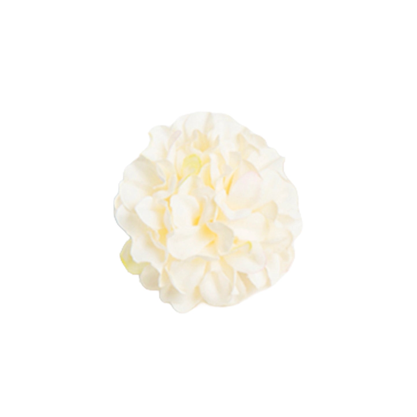 Milky White Mini Hydrangea Artificial Flower Head Cake Topper | Flower Head Cake Decoration