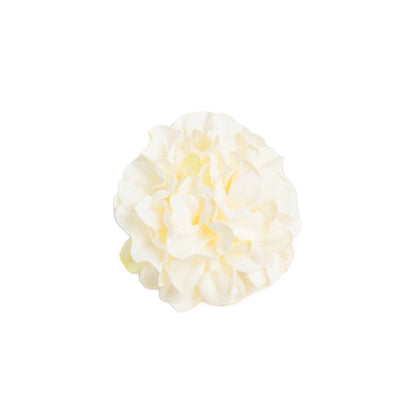 Milky White Mini Hydrangea Artificial Flower Head Cake Topper | Flower Head Cake Decoration