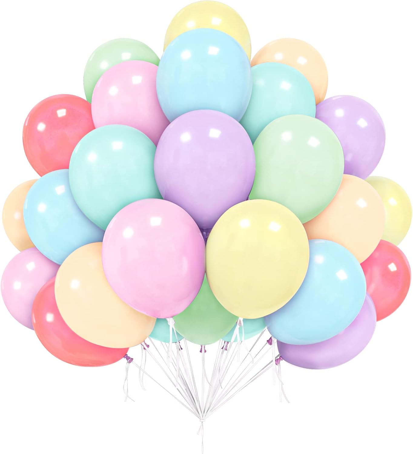 Mix pastel 8 pcs double layers latex balloons