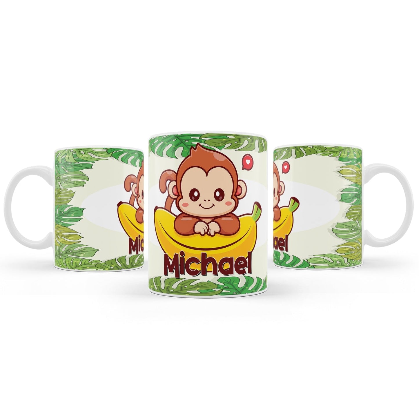 Custom Monkey Design Sublimation Mug for Gifts