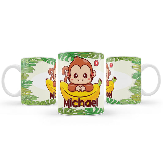Custom Monkey Design Sublimation Mug for Gifts