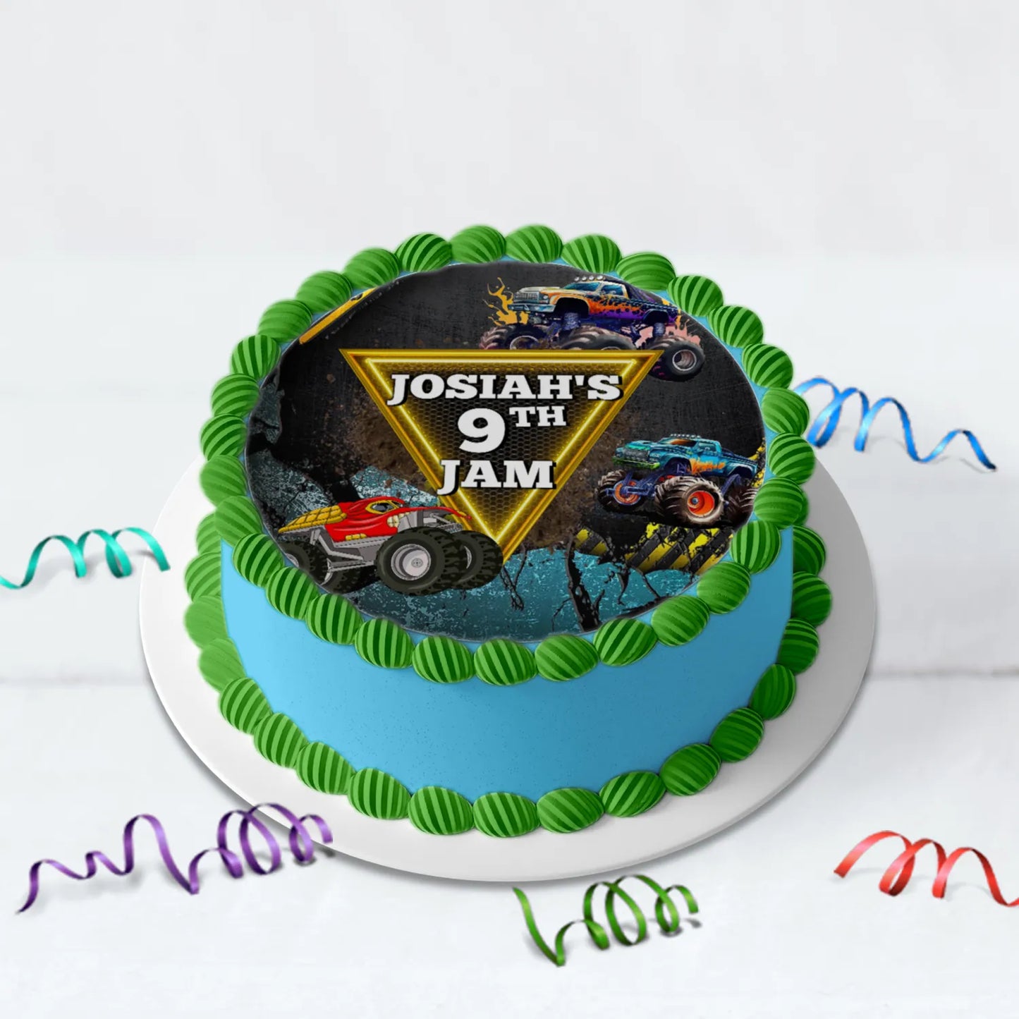 Monster Jam Birthday Decorations, Monster Truck Party Supplies, Off Road Truck Themed, Jump Truck Digital Template, Editable Monster Jam Image SVG PNG