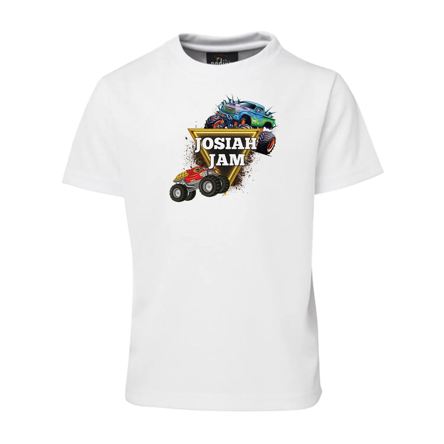 Monster Jam sublimation T-shirt with unique Monster Jam graphics