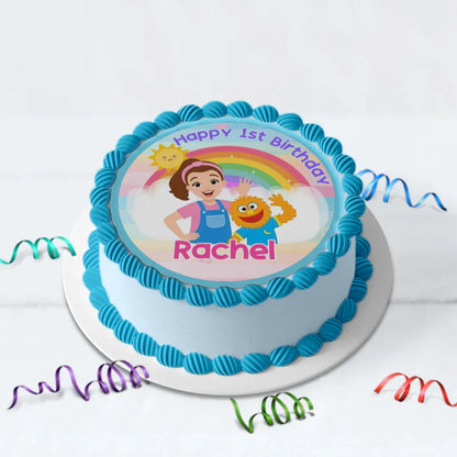 Ms Rachel Birthday Decorations, Toddler Learning Party Supplies, Baby Learning Themed, Learn to Talk Digital Template, Editable Ms Rachel Toddler Learning Image SVG PNG