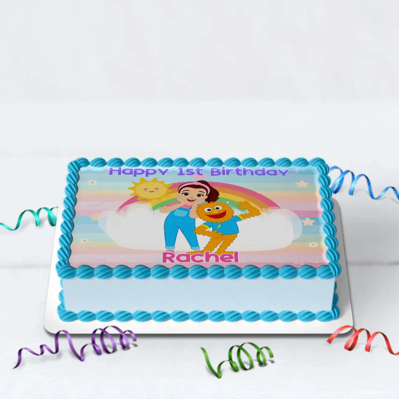 Ms Rachel Birthday Decorations, Toddler Learning Party Supplies, Baby Learning Themed, Learn to Talk Digital Template, Editable Ms Rachel Toddler Learning Image SVG PNG