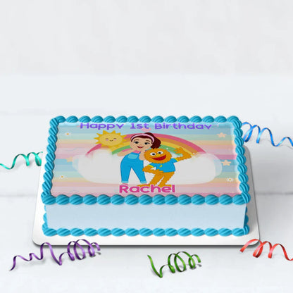 Ms Rachel Birthday Decorations, Toddler Learning Party Supplies, Baby Learning Themed, Learn to Talk Digital Template, Editable Ms Rachel Toddler Learning Image SVG PNG