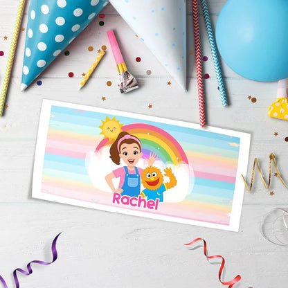 Ms Rachel Birthday Decorations, Toddler Learning Party Supplies, Baby Learning Themed, Learn to Talk Digital Template, Editable Ms Rachel Toddler Learning Image SVG PNG