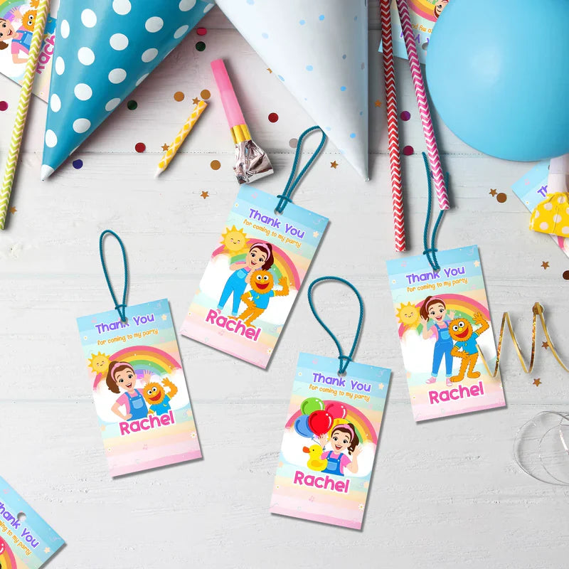 Ms Rachel Birthday Decorations, Toddler Learning Party Supplies, Baby Learning Themed, Learn to Talk Digital Template, Editable Ms Rachel Toddler Learning Image SVG PNG