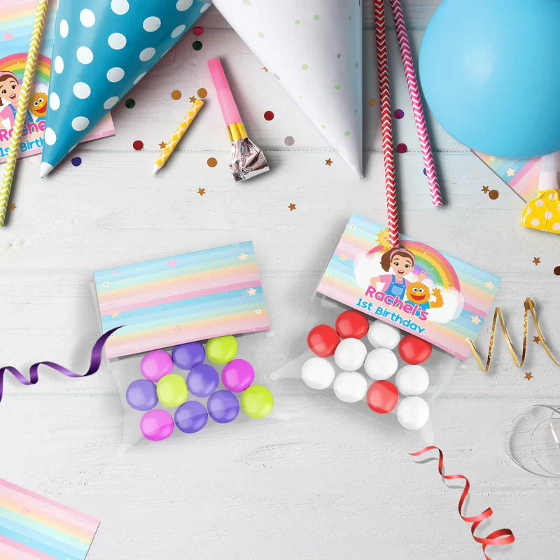 Ms Rachel Birthday Decorations, Toddler Learning Party Supplies, Baby Learning Themed, Learn to Talk Digital Template, Editable Ms Rachel Toddler Learning Image SVG PNG