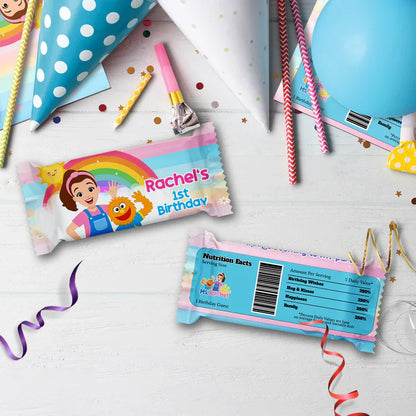 Ms Rachel Birthday Decorations, Toddler Learning Party Supplies, Baby Learning Themed, Learn to Talk Digital Template, Editable Ms Rachel Toddler Learning Image SVG PNG