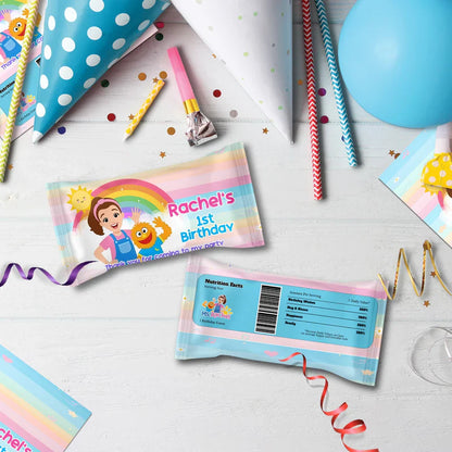 Ms Rachel Birthday Decorations, Toddler Learning Party Supplies, Baby Learning Themed, Learn to Talk Digital Template, Editable Ms Rachel Toddler Learning Image SVG PNG