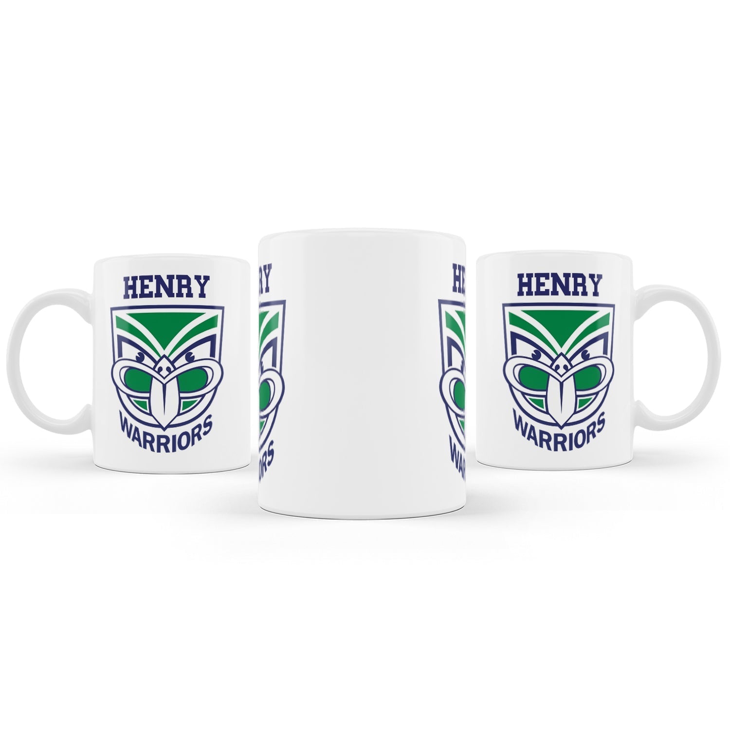 Sublimation mug with NZ Warriors design