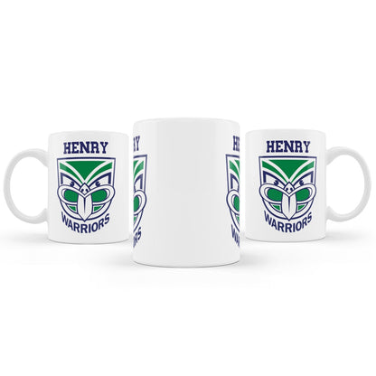 Sublimation mug with NZ Warriors design