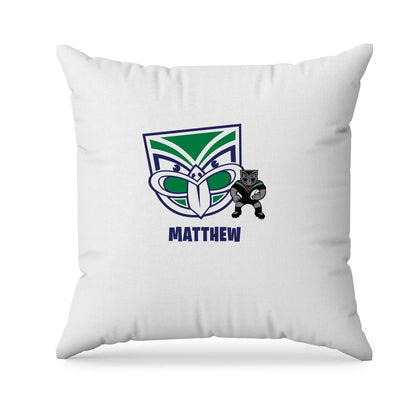 Sublimation pillowcase featuring NZ Warriors theme