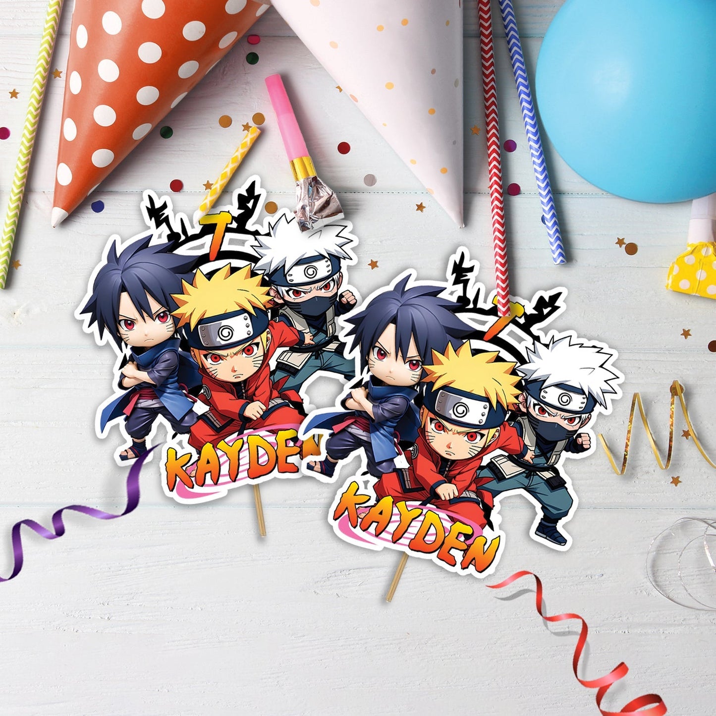 Naruto Birthday Decorations, Anime Manga Ninja Party Supplies, Ninja, Naruto, Naruto SVG