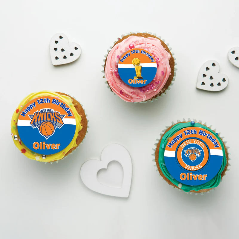 New York Knicks Birthday Decorations, NBA Team Party Supplies, NBA Basketball Team Themed, NewYork Knicks Digital Template, Editable New York Knicks Image SVG PNG