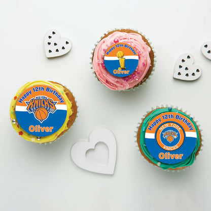 New York Knicks Birthday Decorations, NBA Team Party Supplies, NBA Basketball Team Themed, NewYork Knicks Digital Template, Editable New York Knicks Image SVG PNG