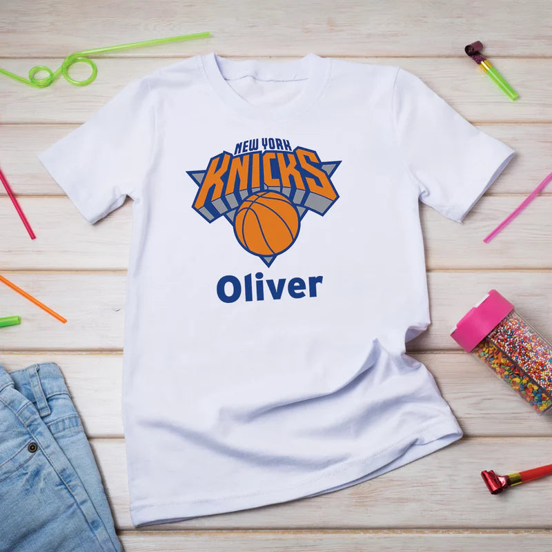 New York Knicks Birthday Decorations, NBA Team Party Supplies, NBA Basketball Team Themed, NewYork Knicks Digital Template, Editable New York Knicks Image SVG PNG