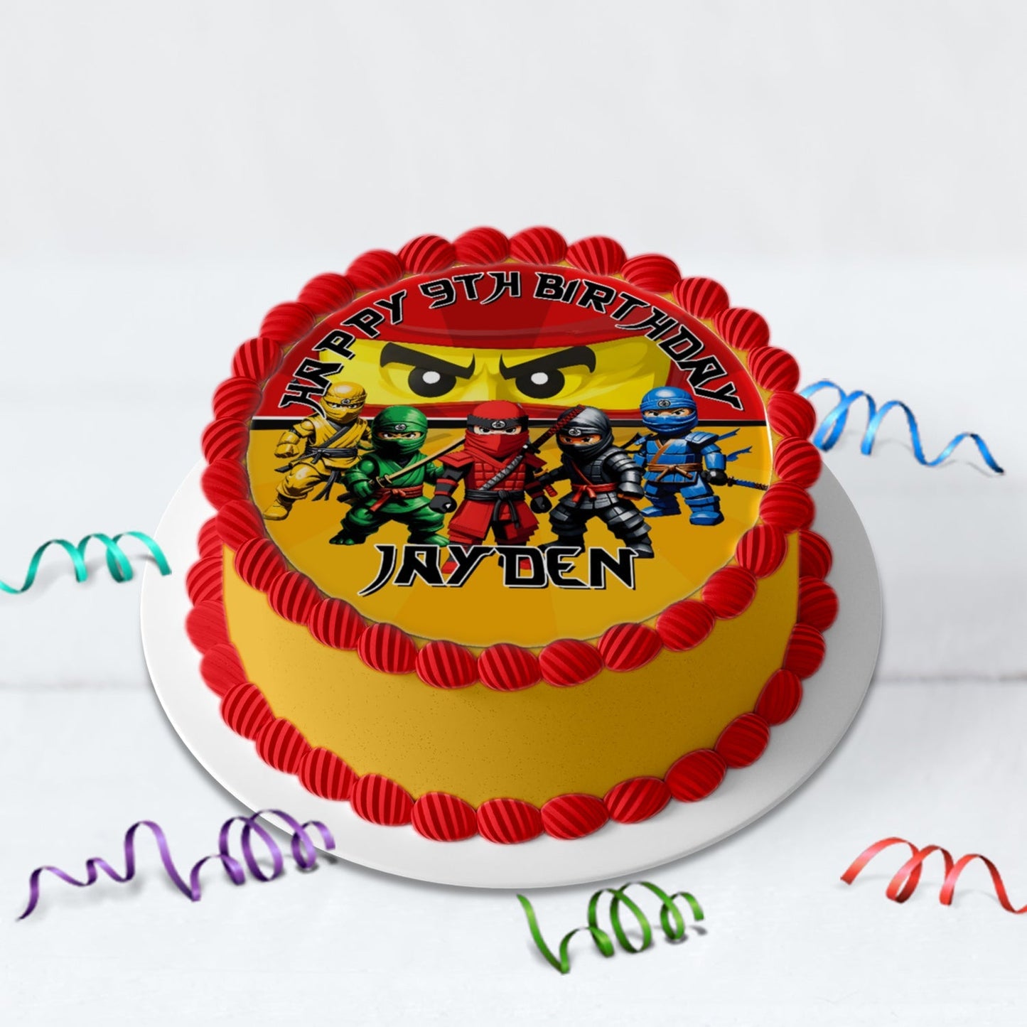 Ninjago Birthday Decorations, Lego Ninja Party Supplies, Ninja, Ninja Lego, Ninja Figure SVG