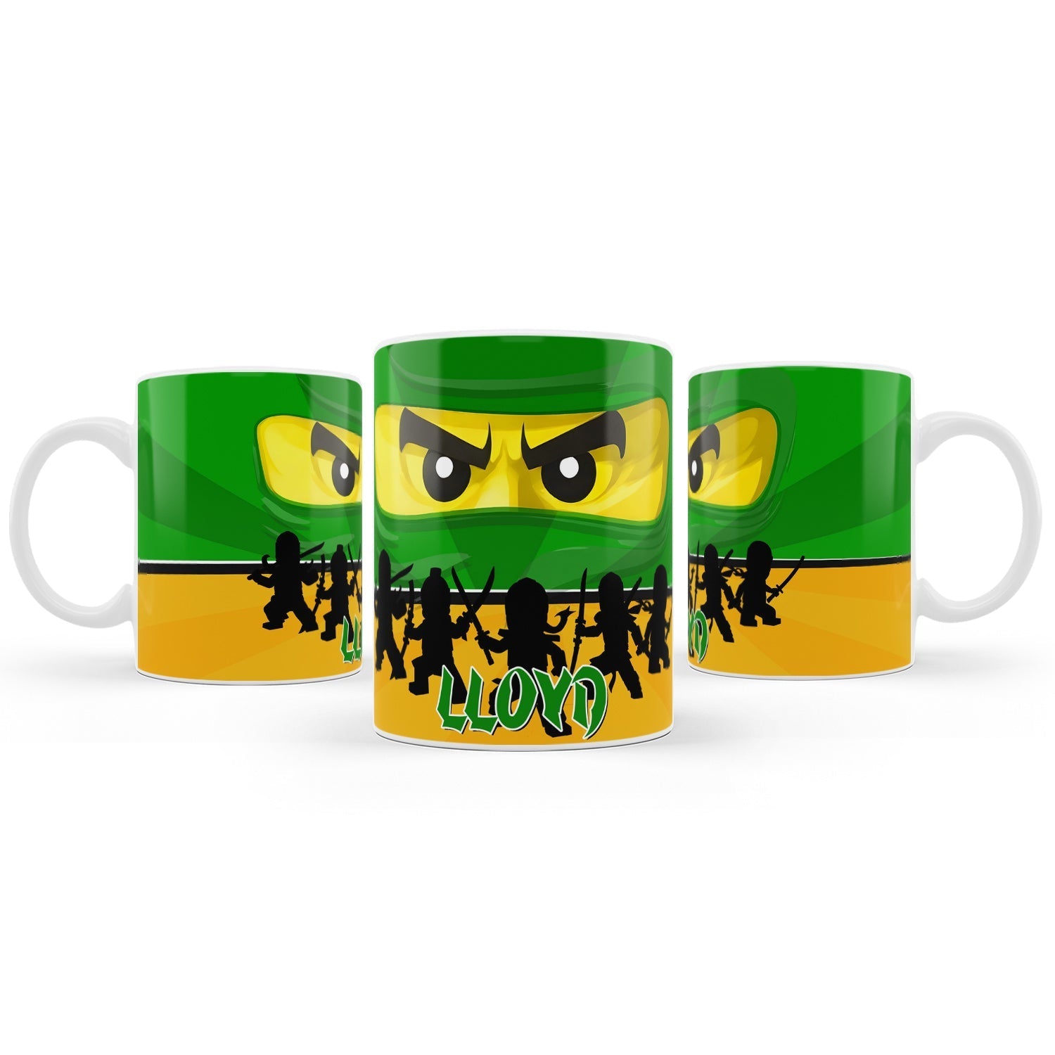 Ninjago themed sublimation mug