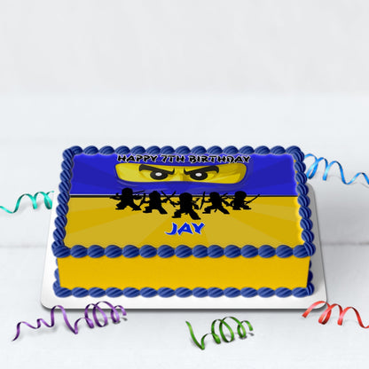 Ninjago Birthday Decorations, Lego Ninja Party Supplies, Ninjago Blue, Ninja Lego, Ninjago SVG