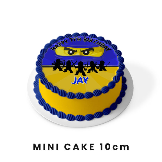 Round Ninjago personalized cake images