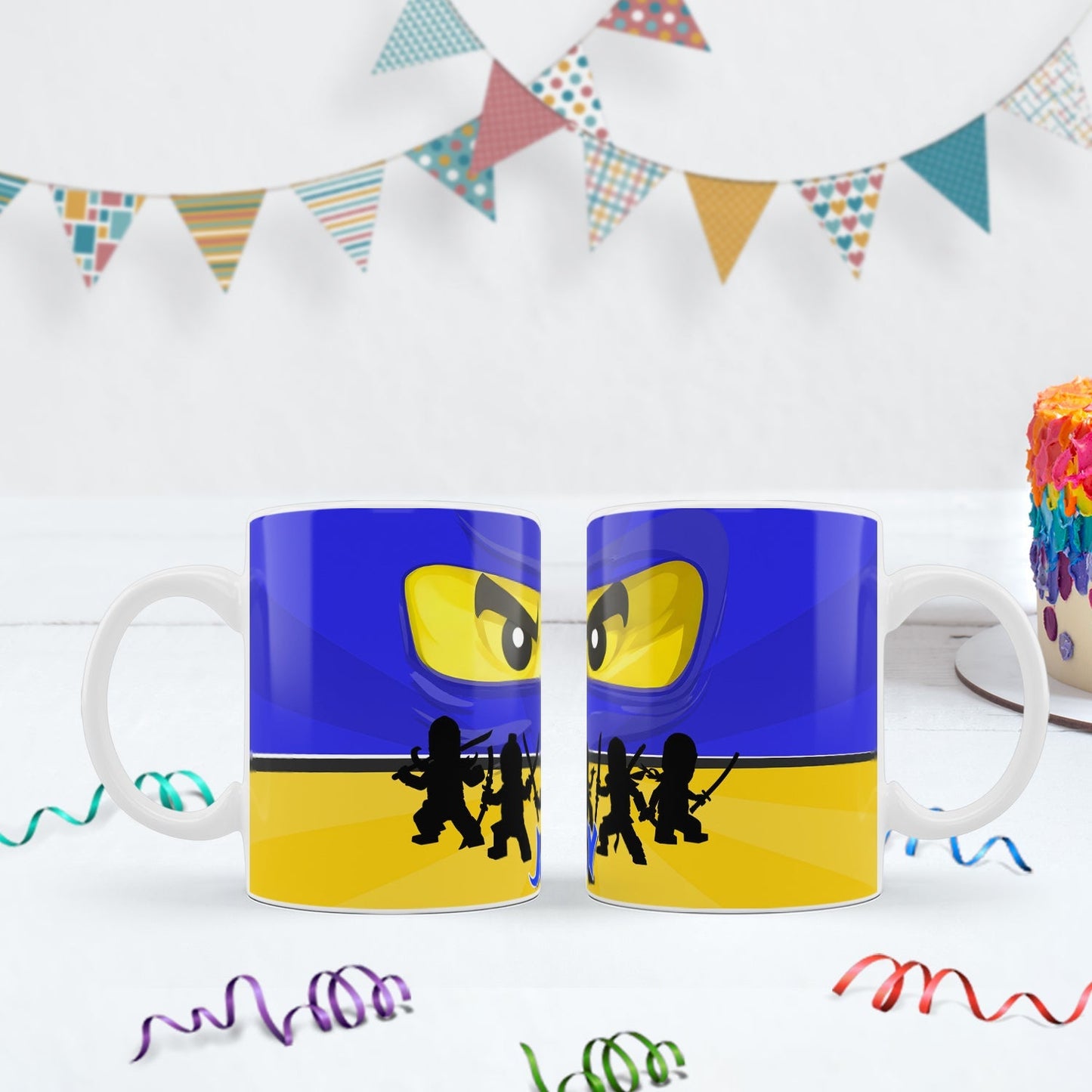 Ninjago Birthday Decorations, Lego Ninja Party Supplies, Ninjago Blue, Ninja Lego, Ninjago SVG