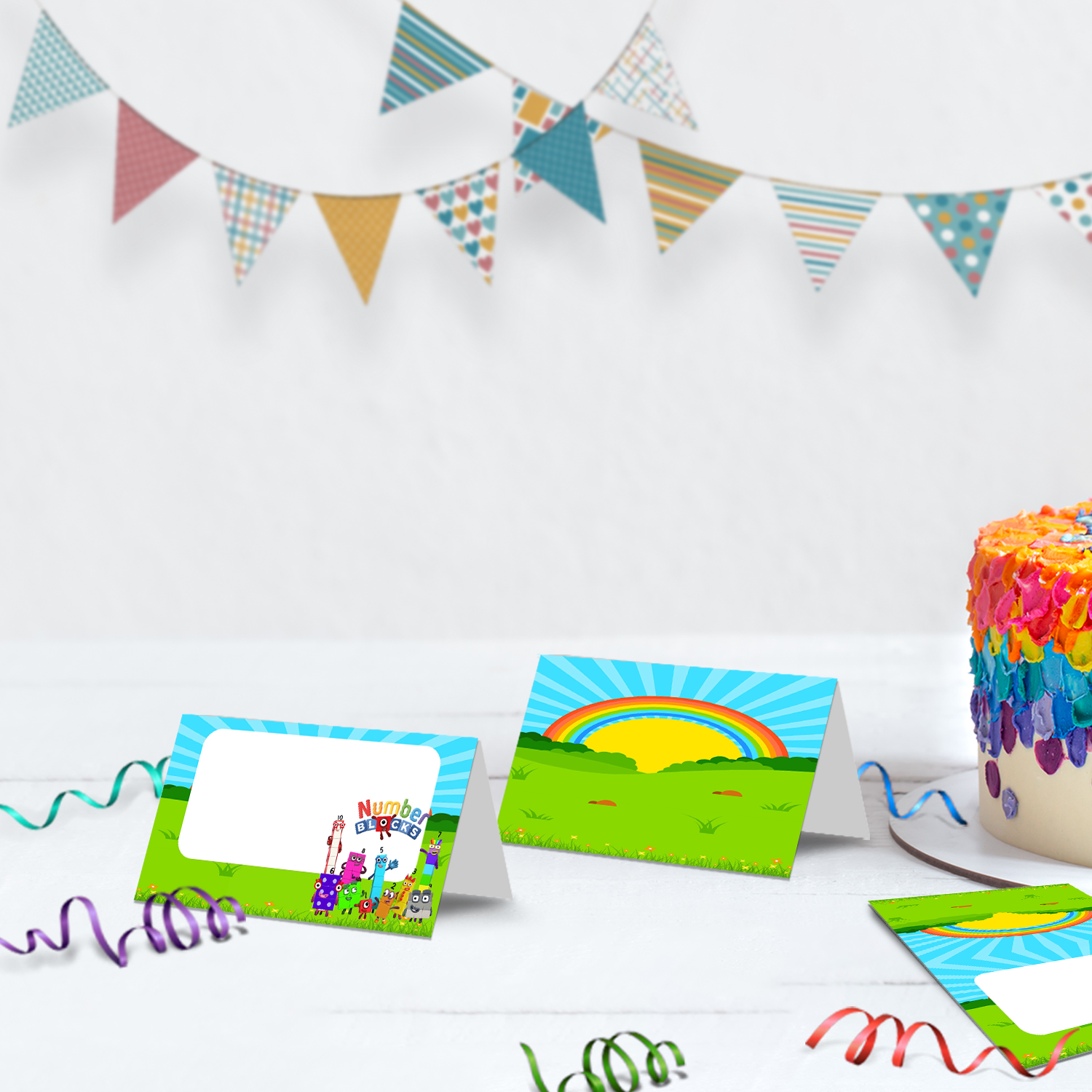 Food Tents/Food Cards with NumberBlocks Theme - Personalized for Your ...