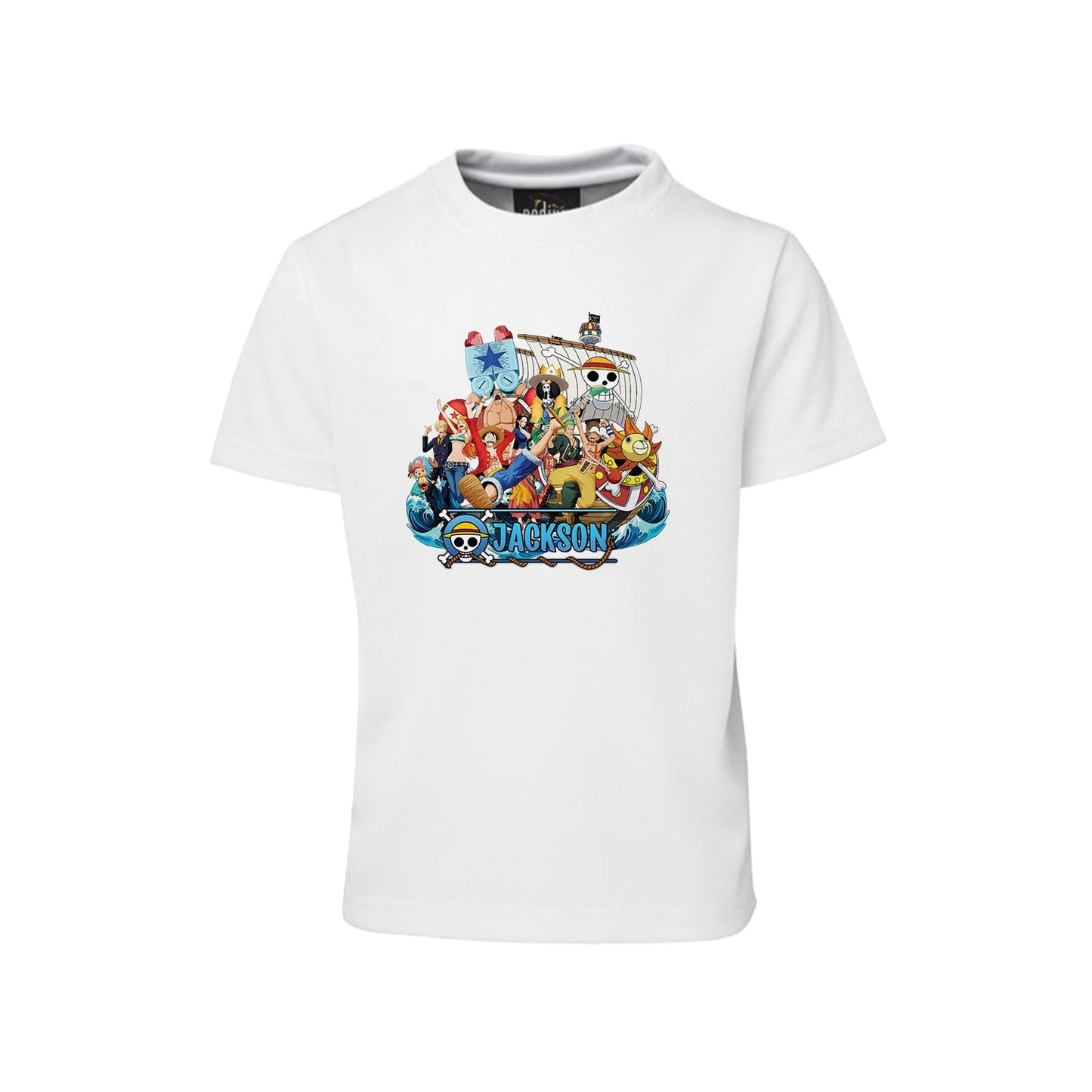 Sublimation T-Shirt with One Piece Manga Series Design