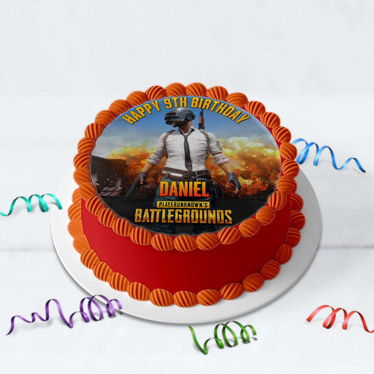 PUBG Personalized Edible Icing Sheet Cake Images - Edible Icing Sheet Cake Images for PUBG - Customizable and Delicious