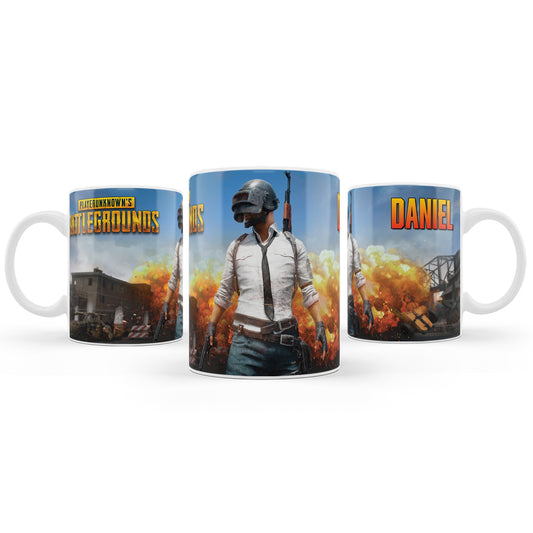 PUBG Sublimation Mug - Personalized Sublimation Mugs for PUBG - Customizable and Unique