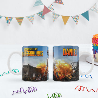 PUBG Sublimation Mug - Personalized Sublimation Mugs for PUBG - Customizable and Unique