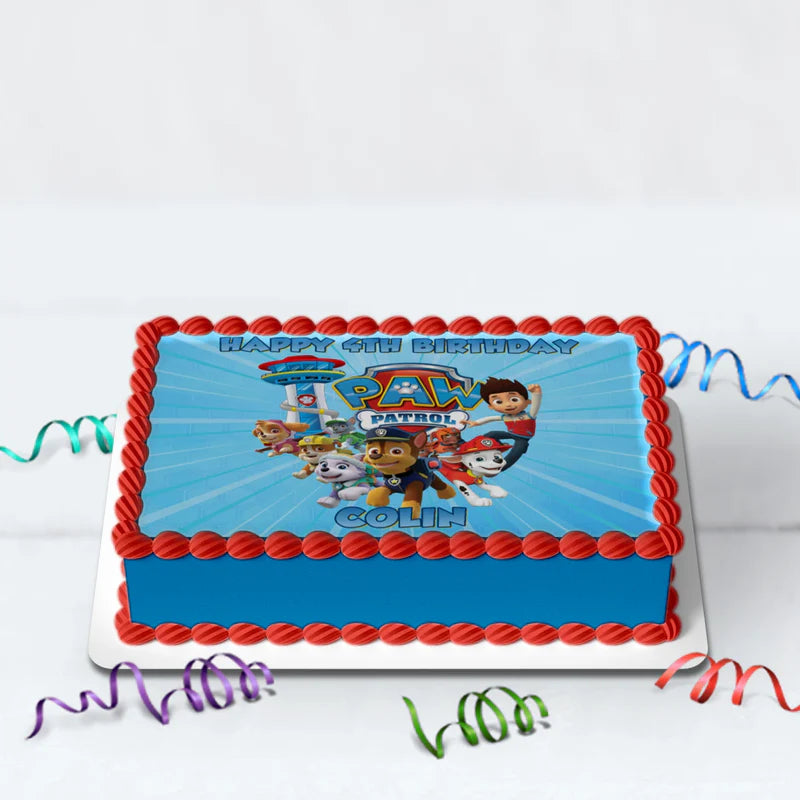 Paw Patrol Birthday Decorations, Rocky Zuma Party Supplies, Rubble & Crew Themed, Paw Patrol Digital Template, Editable Paw Patrol Image SVG PNG