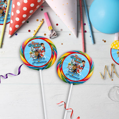 Paw Patrol Birthday Decorations, Rocky Zuma Party Supplies, Rubble & Crew Themed, Paw Patrol Digital Template, Editable Paw Patrol Image SVG PNG