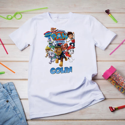 Paw Patrol Birthday Decorations, Rocky Zuma Party Supplies, Rubble & Crew Themed, Paw Patrol Digital Template, Editable Paw Patrol Image SVG PNG