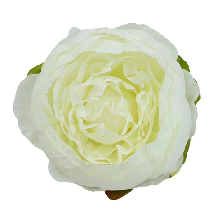 Large White Peony Artificial Flower Cake Topper | Flower Head Cake Decoration